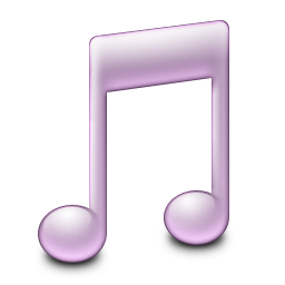 iTunes Silver (Pink) Icon 256x256 png